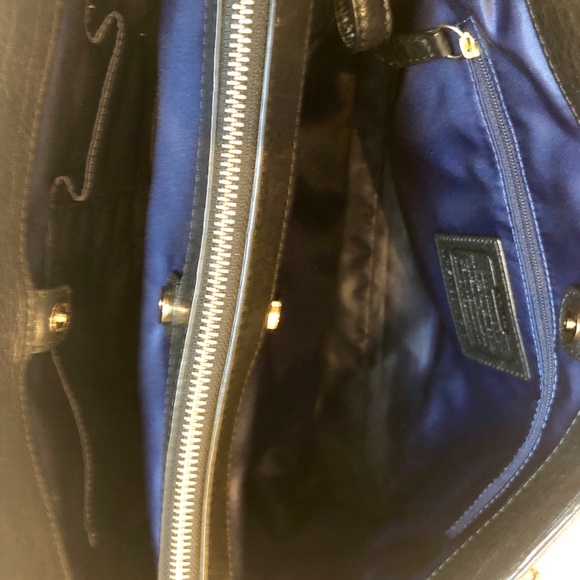 Coach Madison Kimberly Black Leather Hand Bag - Picture 6 of 6